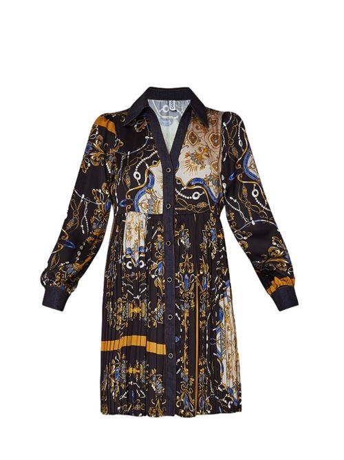 shirt dress with scarf print Liu Jo | UF3120D3092.77688